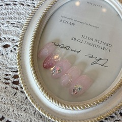 3月4月キャンペーンネイル（ジェルネイル）の画像