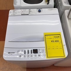 《尼崎市/リサイクルショップドリーム次屋店》★ジモティー割引有★4.5kg洗濯機　ハイセンス　HW-T45D 2020年製　中古品☆尼崎市若王寺☆の画像
