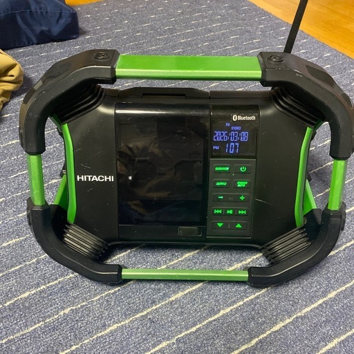 値下げ！日立工機コードレスラジオ　Bluetooth