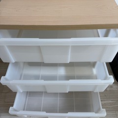 収納 チェスト 3段の画像