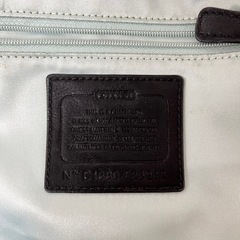 M【中古品】COACH コーチ シグネチャー トートバッグ 黒 ハンドバッグ レディース カバンの画像