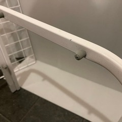 ガラステーブル　天板ブラック/脚ホワイト　1人用座卓　高さ39cmの画像