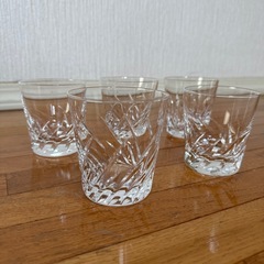 【お譲り先決まりました】コップ　グラス　食器　5個　の画像