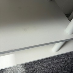 【3/10お取引決定】ホワイトテレビボード 横110cm 3段ローボードの画像