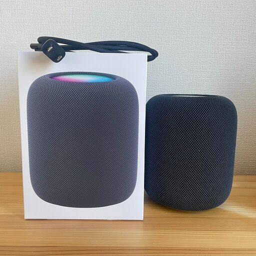 【ほぼ未使用・箱あり】Apple HomePod 第2世代 ミッドナイト 2025年購入