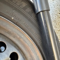 鉄チンノーマルタイヤ4本セットの画像