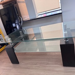 ガラステーブル ローテーブルの画像