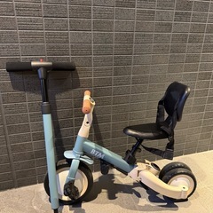 BTM 子供用三輪車 5in1 押し棒付き / 多機能 キッズバイクの画像