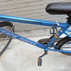 あさひのシティサイクル　中古　中高生　ブルーの画像