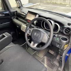 ★美車★禁煙車★NBOXカスタム 後期 純正ナビ バックカメラ TV 左側パワースライド 純正14インチアルミホイールの画像