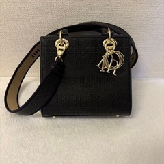 レディディオール ミディアムバッグ カナージュの画像