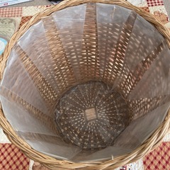 ラタン　カゴの画像
