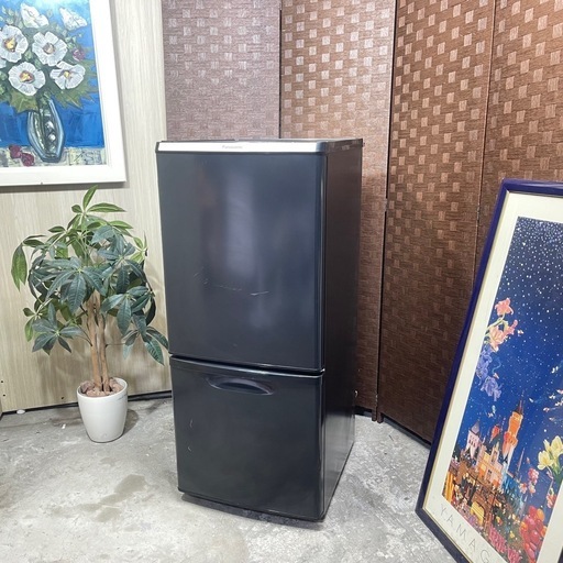 ?激安?動作確認済み✅?自社配送??保証付き?  2020年製　パナソニック　2ドア冷蔵庫　　NR-BW14DJｰK 容量138L