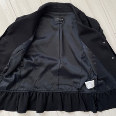 日本製　レディース　ブラック　ワンピース　ジャケット　S 36 フォーマル　セットアップの画像