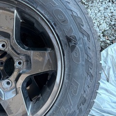 JB23W 使用　M/Tタイヤ　アルミホール【引取限定】の画像