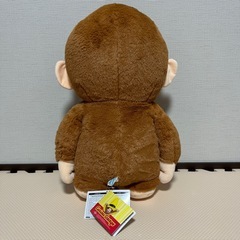 おさるのジョージ★スーパーラージぬいぐるみ・ぽってりＶｅｒ．・新品未使用タグ付きの画像