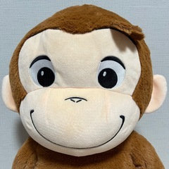 おさるのジョージ★スーパーラージぬいぐるみ・ぽってりＶｅｒ．・新品未使用タグ付きの画像