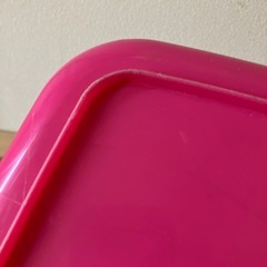【商談中】説明文必読！　バケット　ランドリーカゴ　ピンクの画像