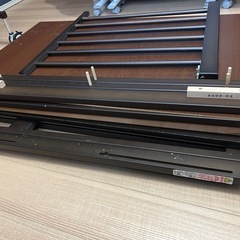 サワベビー　トリプルスライド　ベビーベッド  ダークブラウンの画像