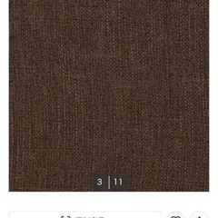 カーテン　茶色　ブラウン　遮光　ニトリ　2枚組　2級遮光の画像