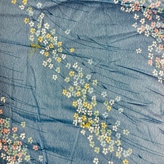 【未使用】和敷布団カバー付　花柄の画像
