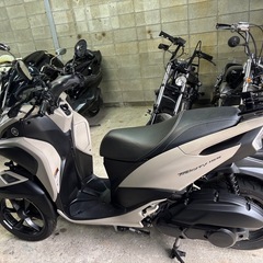 【YAMAHA SG81J トリシティ155 側車付き登録　トライク　普通免許の画像