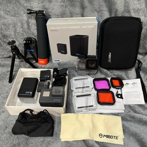 【GoPro】HERO5Black+デュアルバッテリーチャージャー他多数