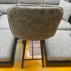 【リサイクルサービス八光】【幅40cm】 ニトリ カウンターチェア モラド GY ヴィンテージ風 グレーレザー 昇降なしの画像