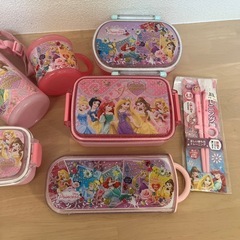 Disneyプリンセス　幼稚園　保育園　お弁当グッズセットの画像