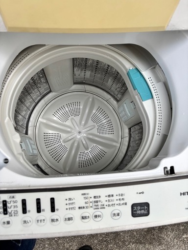 日立　洗濯機7k 2021年製