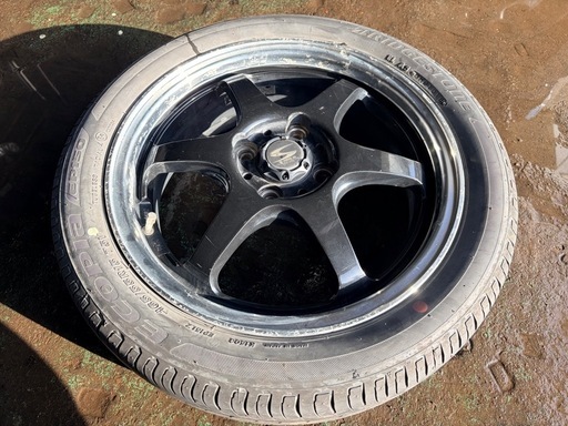 中古ホイールS-HOLD（15X5.0JJ+45・PCD100・4H）