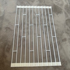 ニトリ 折り畳み水切りラック FLAT（WH） キッチン収納の画像