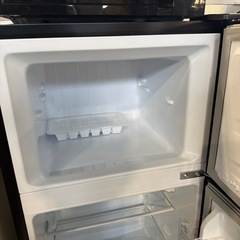 2022年　冷蔵庫　2ドア　黒　ブラック　ハイセンス Hisense 120Lの画像