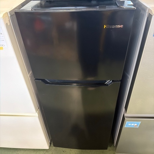 2022年　冷蔵庫　2ドア　黒　ブラック　ハイセンス Hisense 120L