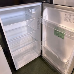 2022年　冷蔵庫　2ドア　黒　ブラック　ハイセンス Hisense 120Lの画像