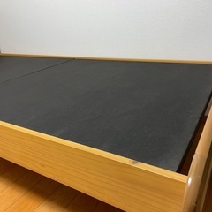 シングルベッド　ベットフレームの画像