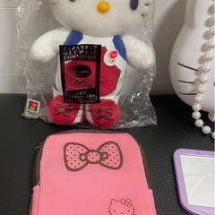 【大人気】ハローキティ おしゃれバックセット♪オリンピック限定品・小物入れ付き♪の画像