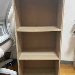 3段カラーボックス 本棚 ナチュラル（CX-3）の画像