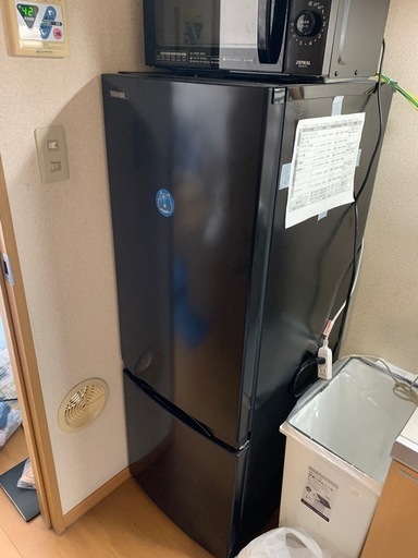 決まりました！東芝TOSHIBA冷蔵庫ブラック