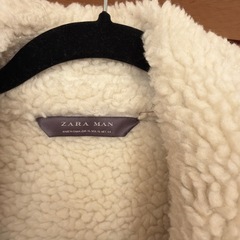 ZARA MAN ブラウン ボアジャケットの画像