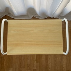 キッチンワゴン 幅26cm (DICO2 木目 W260 ホワイト) ニトリの画像