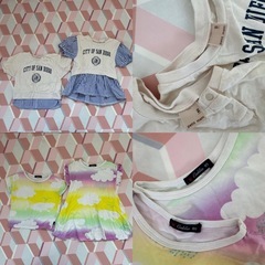 80 100 お揃い 姉弟  ペアの画像