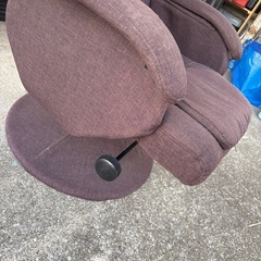 無料　美品　回転　リクライニングチェア　ソファの画像