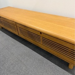 ニトリ　ローボード　レッタ　テレビボード　テレビ台　オーク材の画像