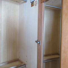 【府中家具】桐製ワードローブ 洋服タンス 松岡家具製造の画像