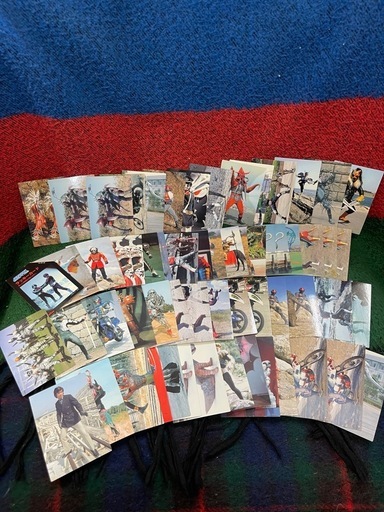 仮面ライダーカード 71枚 まとめ売り キラカードあり カルビー レトロ