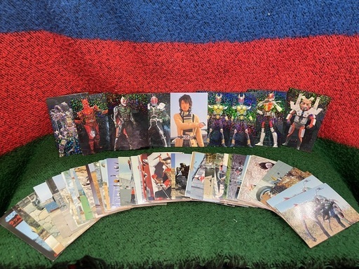 仮面ライダーカード 71枚 まとめ売り キラカードあり カルビー レトロ