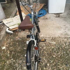 ６段ギア付き折りたたみ自転車の画像