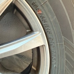 スタッドレスタイヤ付アルミホイールの画像