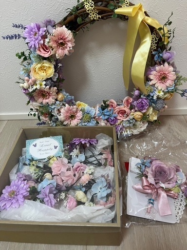 結婚式　ブーケ　ブートニア　花飾り